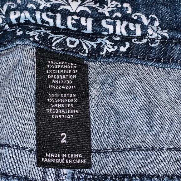 Paisley Sky size 2 denim jeans! EUC - Picture 2 of 8